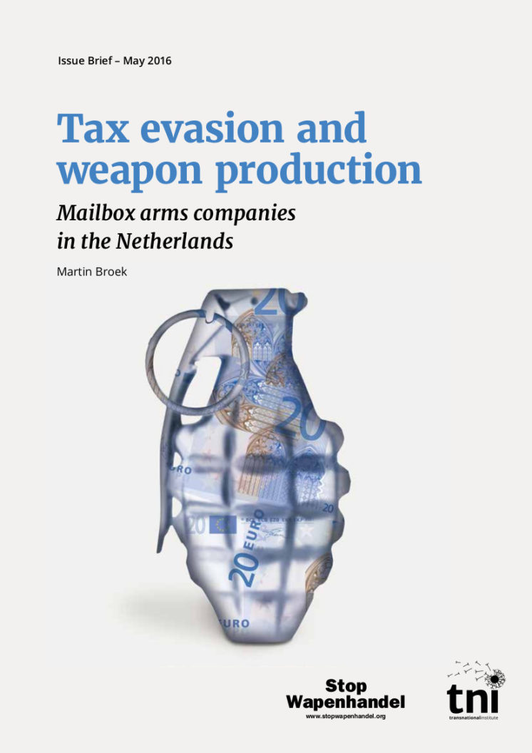 publication cover - Tax evasion and weapon production